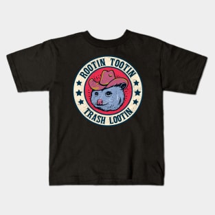 Rootin Tootin Trash Lootin Kids T-Shirt